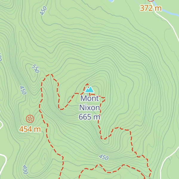 Map of Mont Nixon