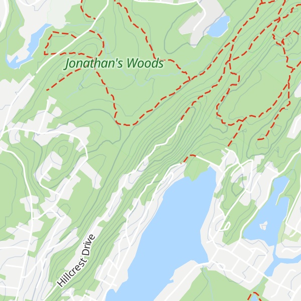 Map of Bald Hill