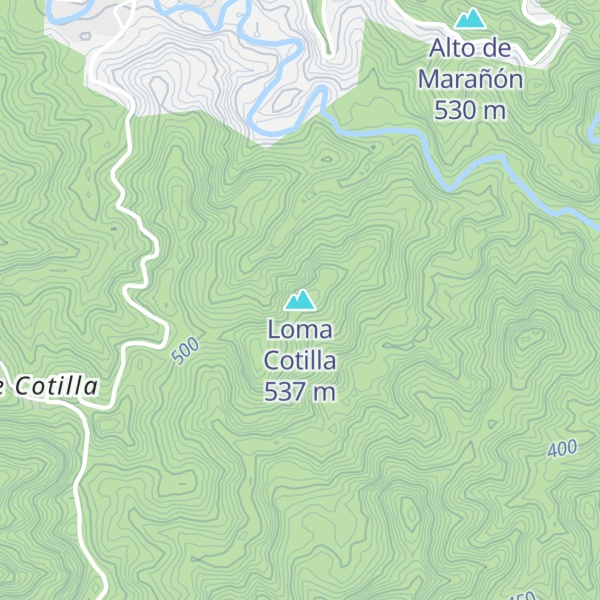 Map of Loma Cotilla