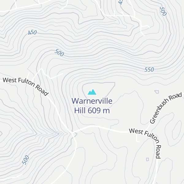 Map of Warnerville Hill