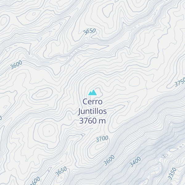 Map of Cerro Juntillos