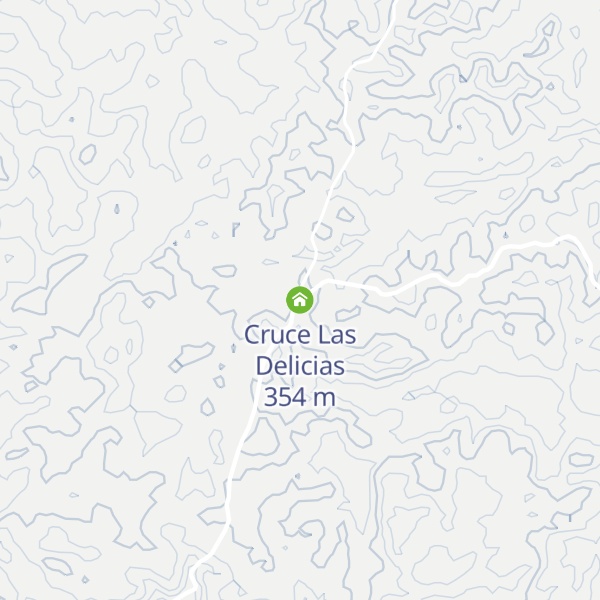Map of Cruce Las Delicias
