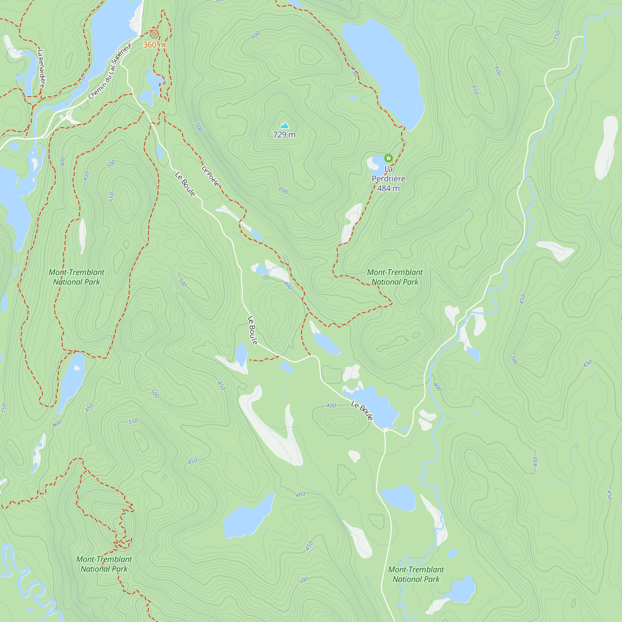 La Campe map