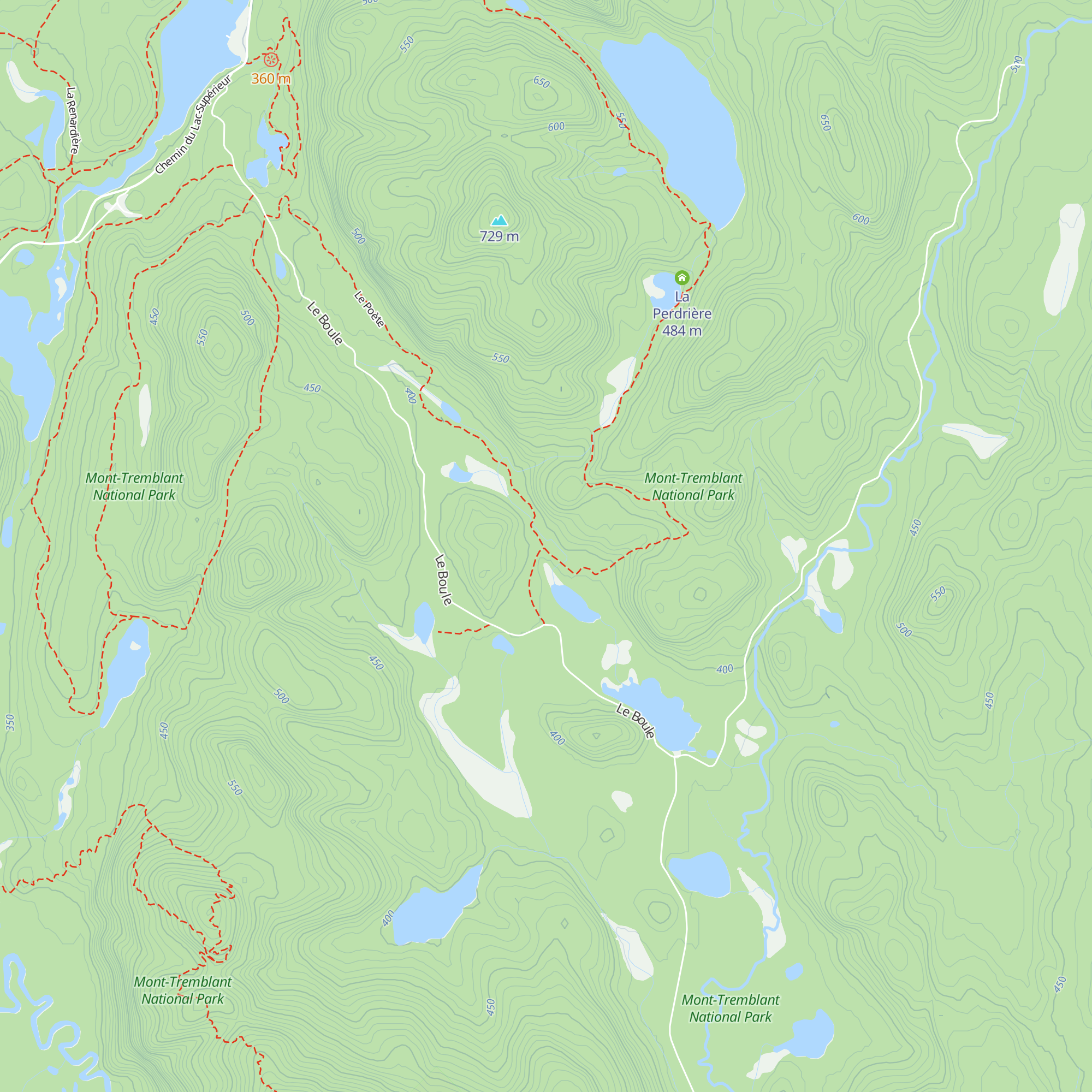 La Campe map