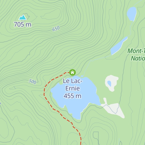Map of Le Lac-Ernie