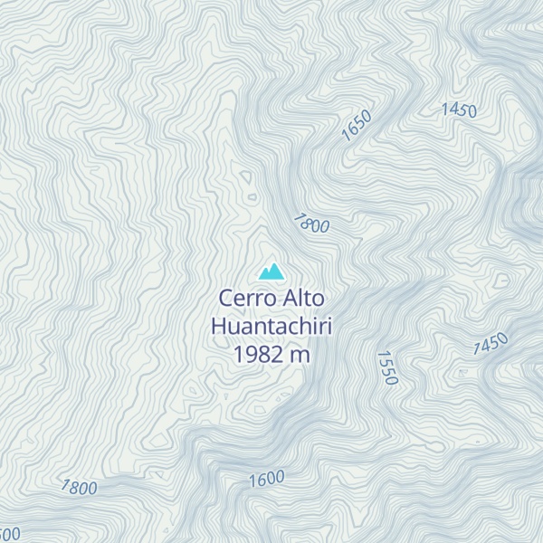Map of Cerro Alto Huantachiri