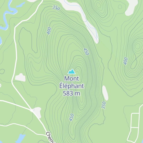 Map of Mont Éléphant