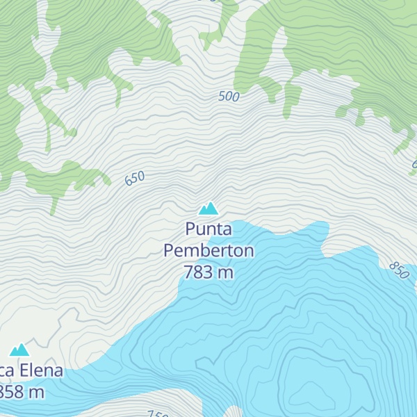 Map of Punta Pemberton