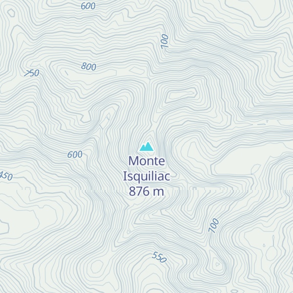 Map of Monte Isquiliac