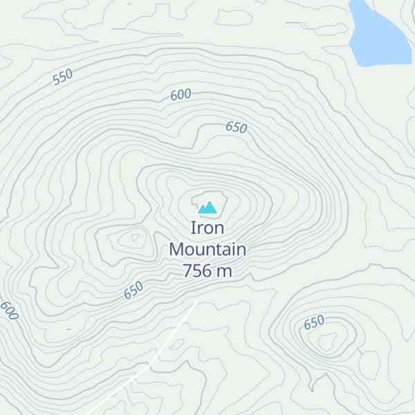 Map of Iron Mountain