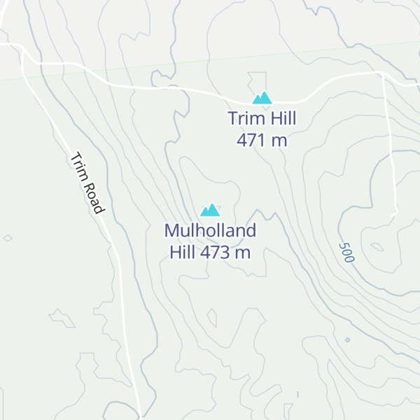 Map of Mulholland Hill