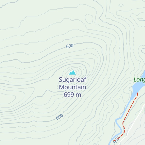 Map of Sugarloaf Mountain