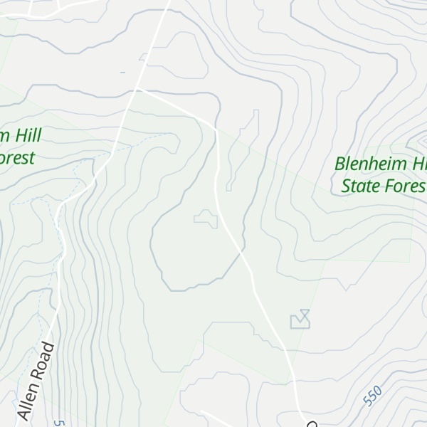 Map of Blenheim Mountain