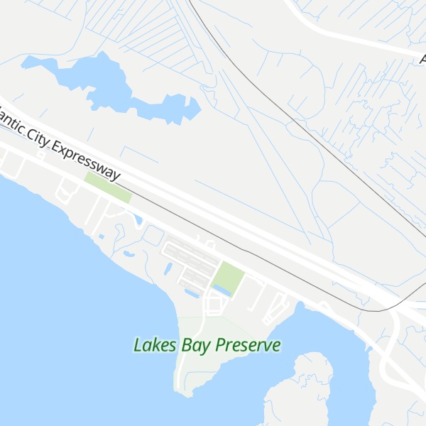 Map of Atlantic City Expressway Visitor Welcome Center