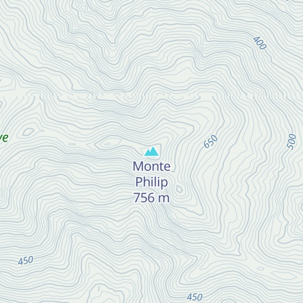Map of Monte Philip