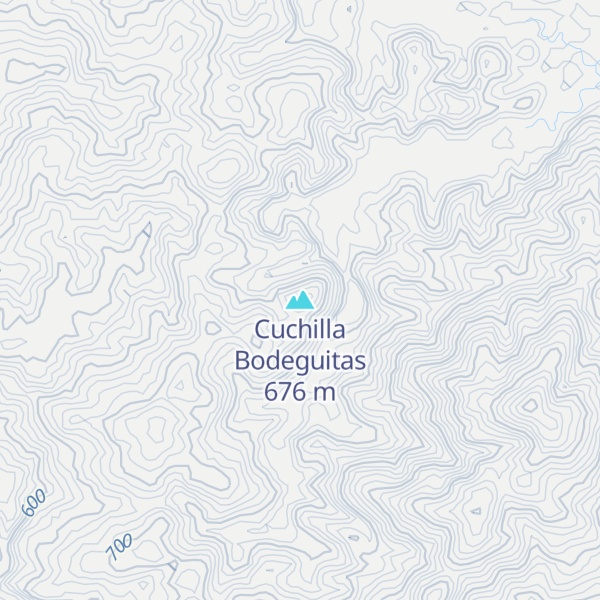 Map of Cuchilla Bodeguitas