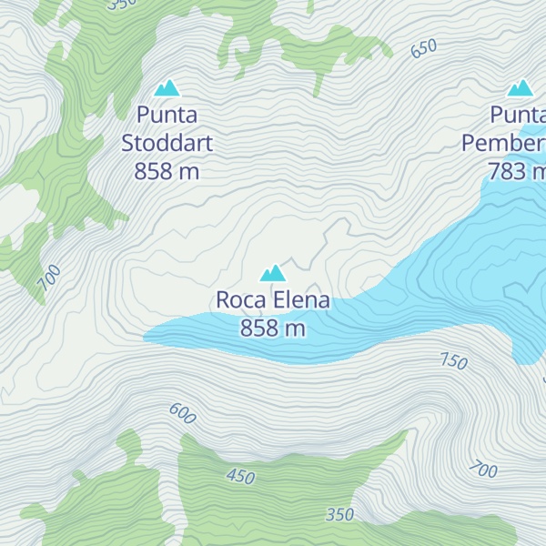 Map of Roca Elena