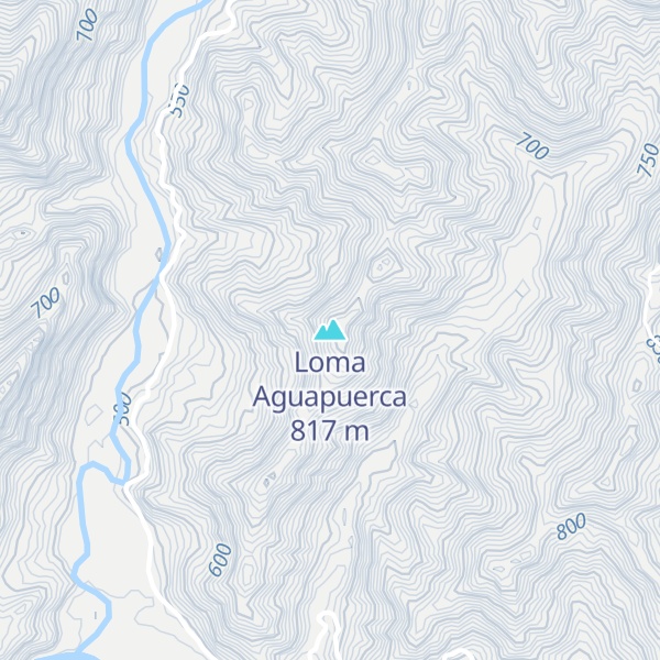 Map of Loma Aguapuerca