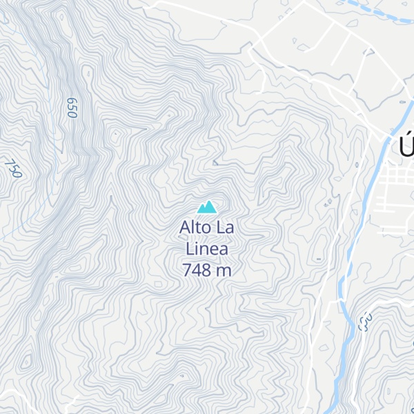 Map of Alto La Linea