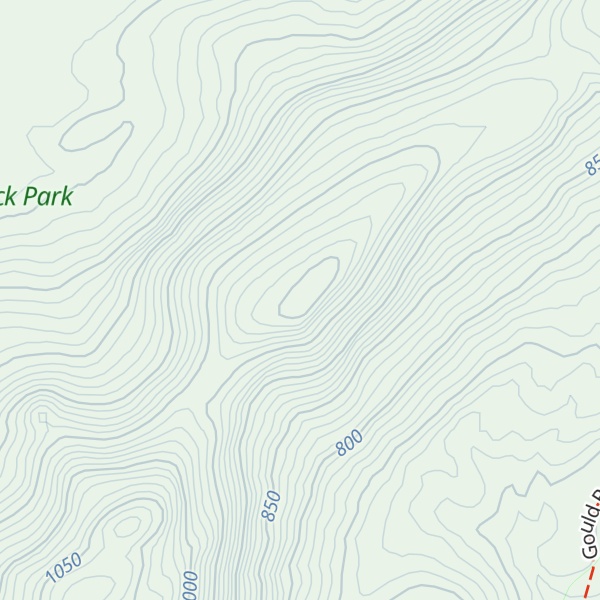 Map of Metcalf Mountain