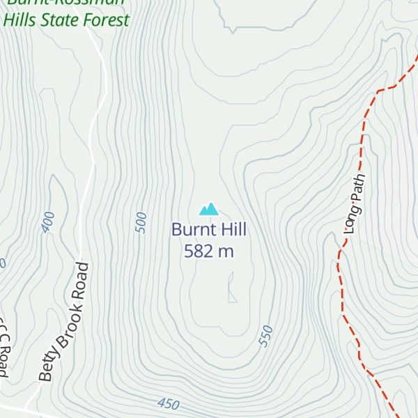Map of Burnt Hill