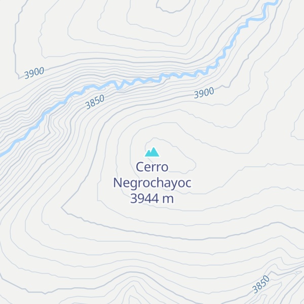 Map of Cerro Negrochayoc
