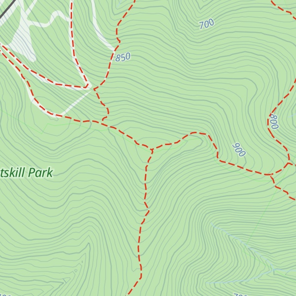 Map of Belle Ayr Mountain