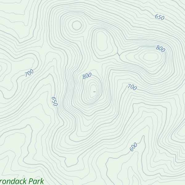 Map of Owls Head Mountain
