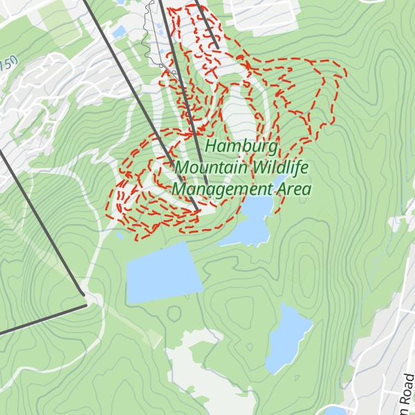 Map of Vernon Peak