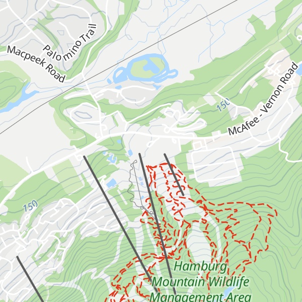 Map of Red Tail Lodge