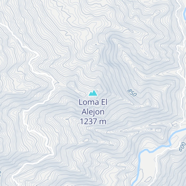 Map of Loma El Alejon