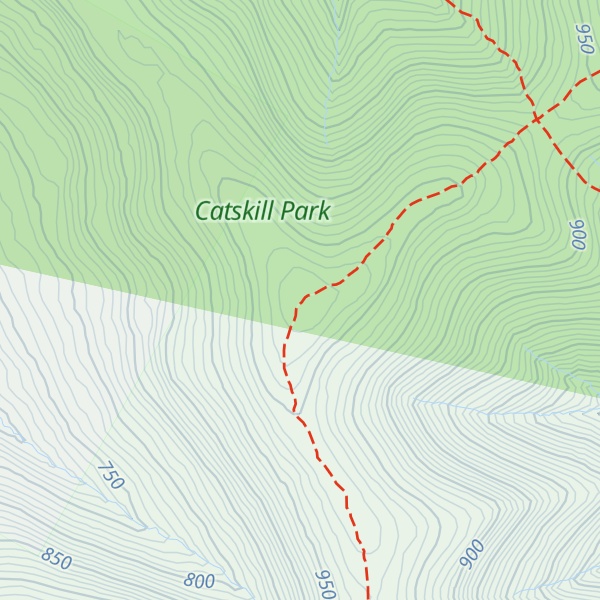 Map of Haynes Mountain