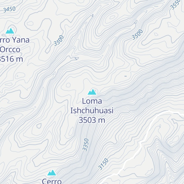 Map of Loma Ishchuhuasi