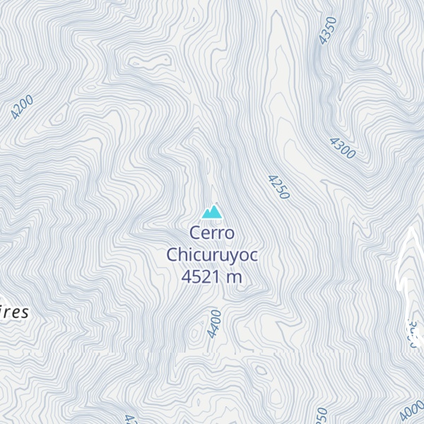 Map of Cerro Chicuruyoc
