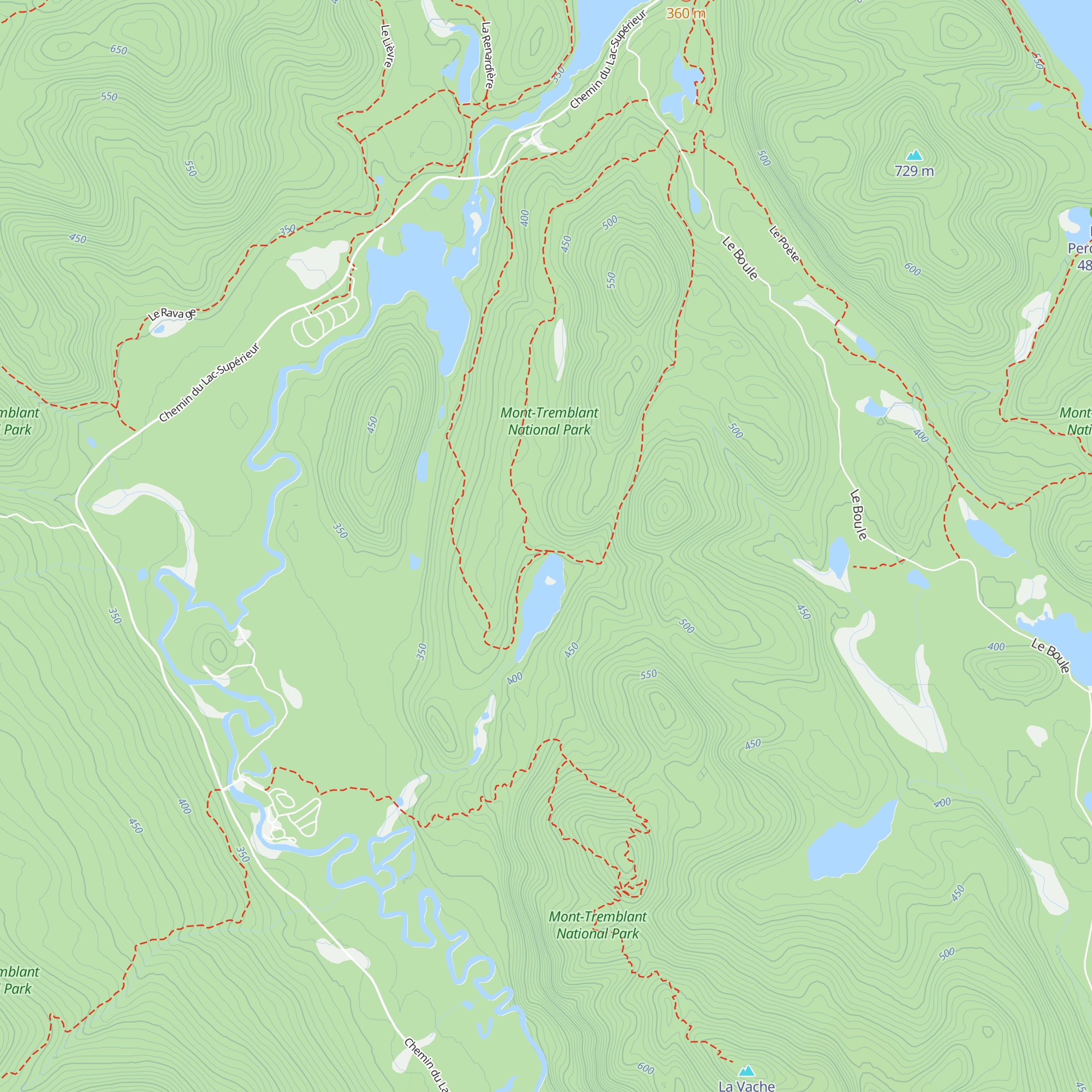 La Hutte map