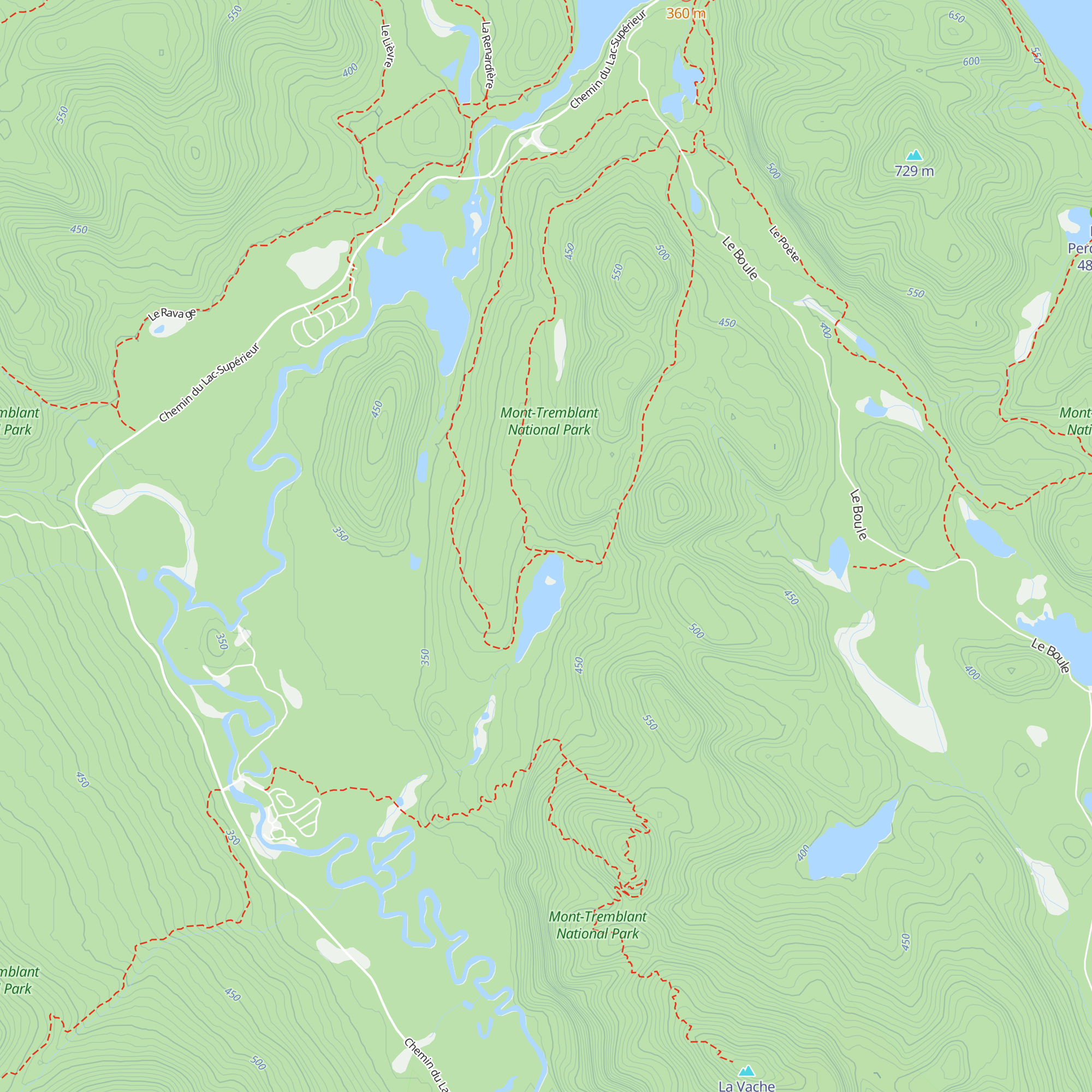 La Hutte map