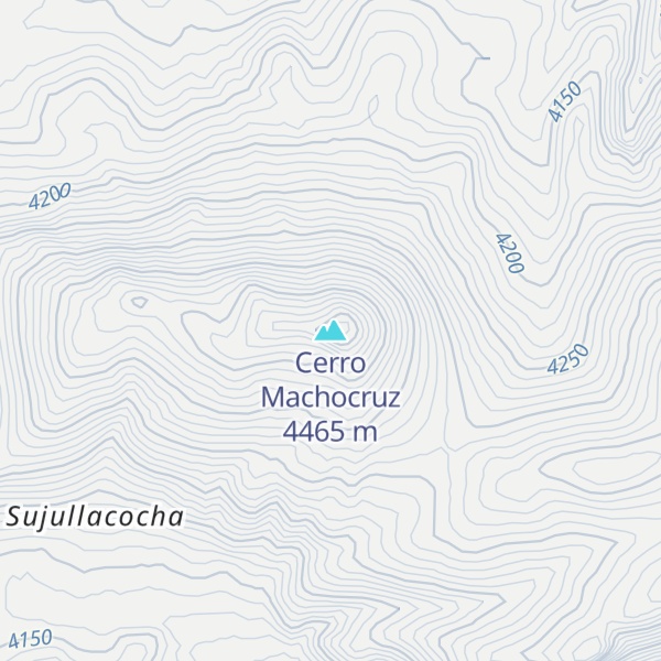 Map of Cerro Machocruz