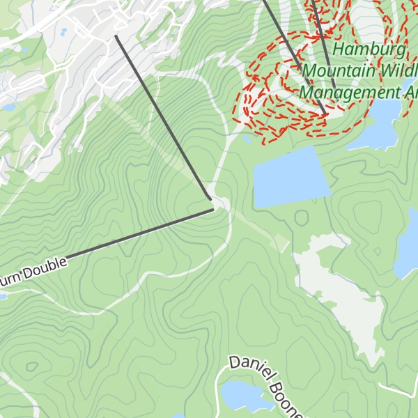 Map of Granite Peak