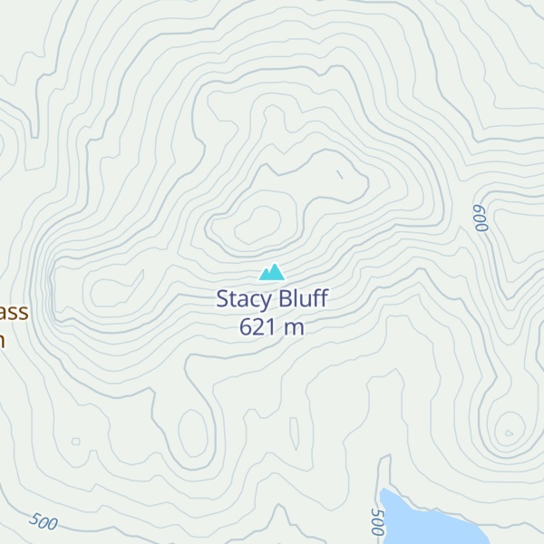 Map of Stacy Bluff