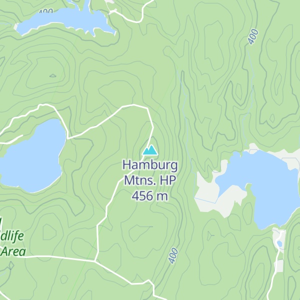 Map of Hamburg Mtns. HP