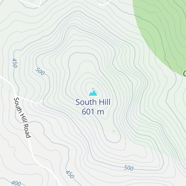 Map of South Hill
