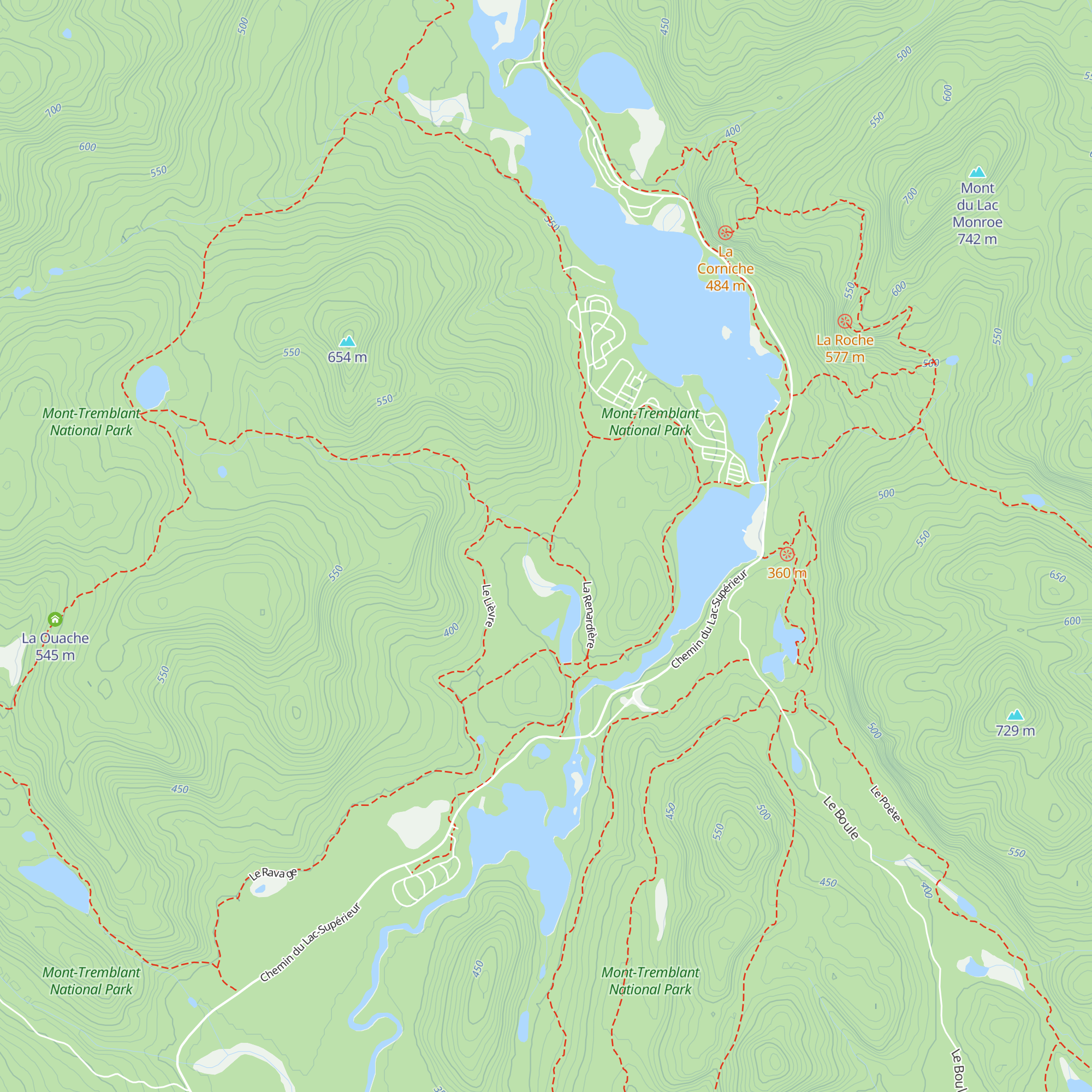 La Renardière map