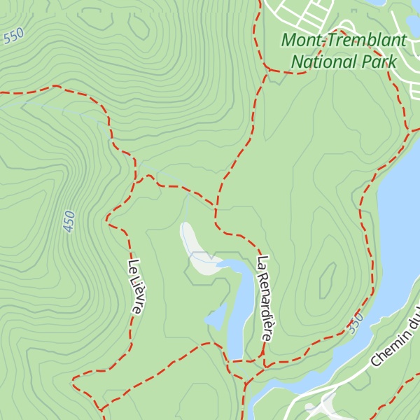 Map of La Renardière