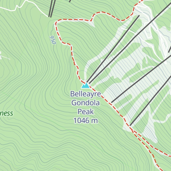 Map of Belleayre Gondola Peak