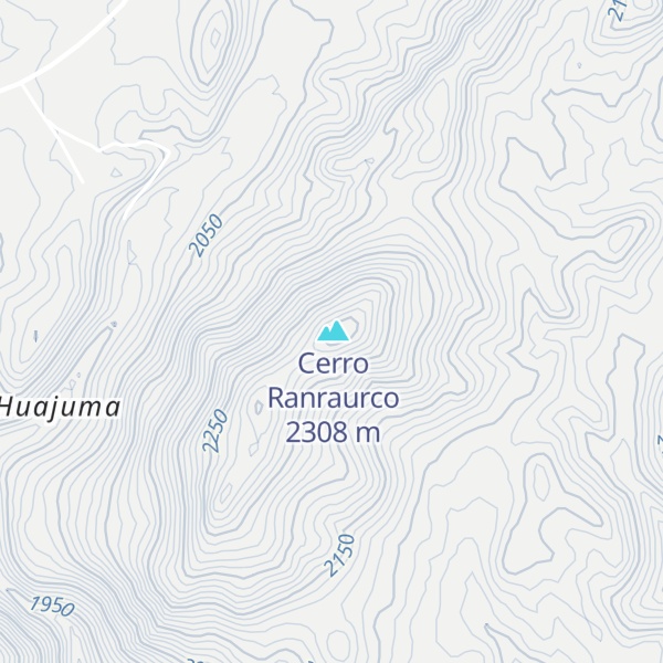 Map of Cerro Llamachayoc