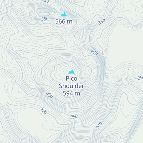 Map of Pico Shoulder