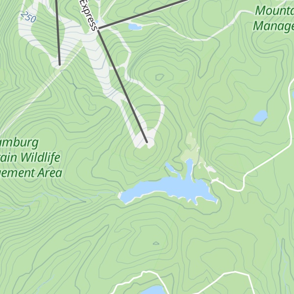 Map of South Peak