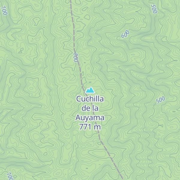 Map of Cuchilla de la Auyama