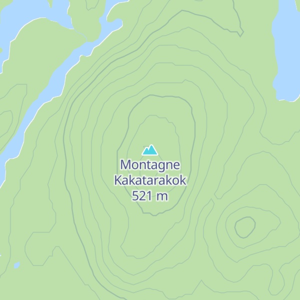 Map of Montagne Kakatarakok