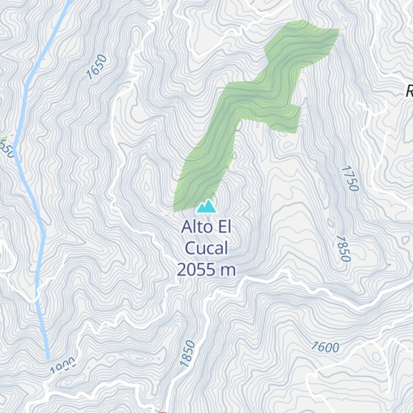 Map of Alto El Cucal